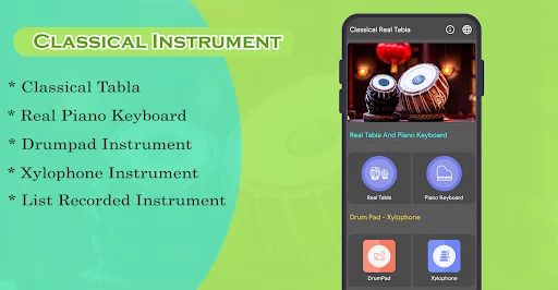 Tabla Drum Music Instrument screenshot 1