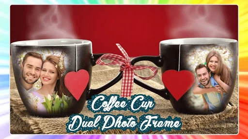 Coffee Cup Dual Photo Frame screenshot 1