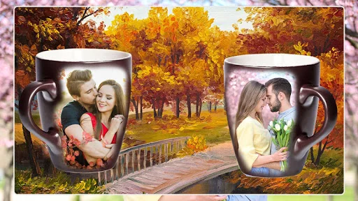 Coffee Cup Dual Photo Frame screenshot 2