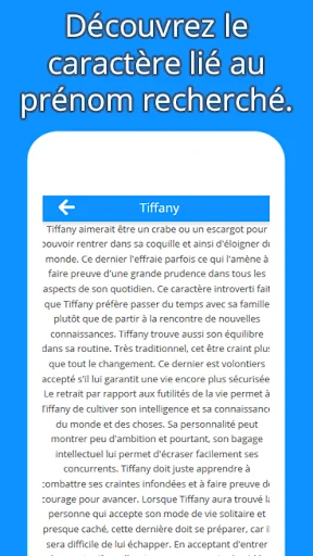Signification Prénom screenshot 2
