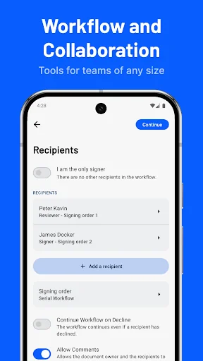 SigningHub - Document Signing screenshot 3