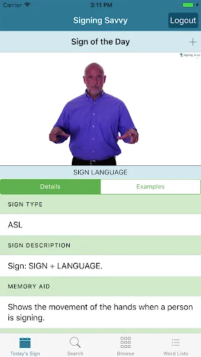 Signing Savvy Member App