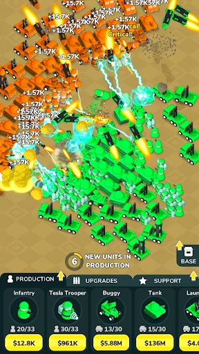 Pocket Army - Idle RTS screenshot 1