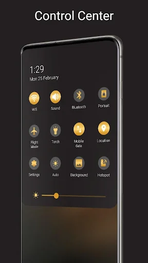 Pure Gold Lock Screen screenshot 2