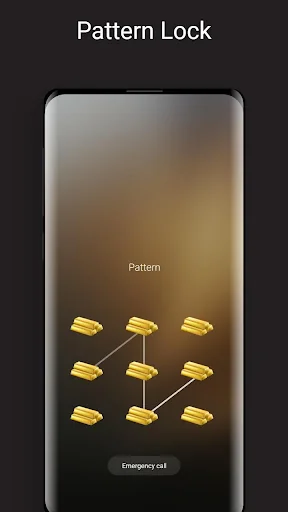 Pure Gold Lock Screen screenshot 4