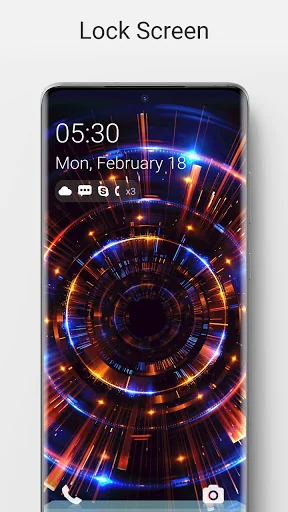 Modern Style Lockscreen