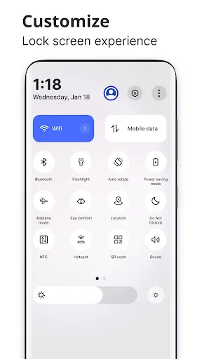 Android 13 Style Lock screen screenshot 2