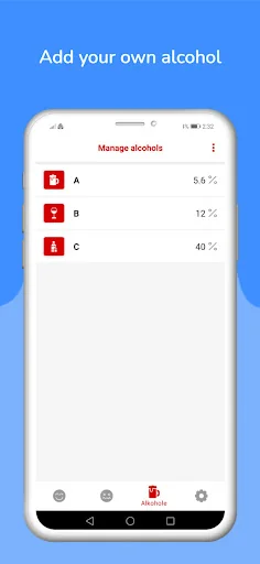 Breathalyser BAC calculator screenshot 4