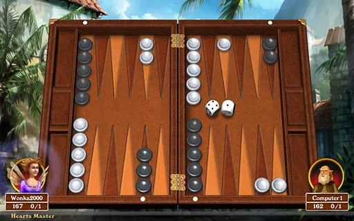 Hardwood Backgammon Board Game
