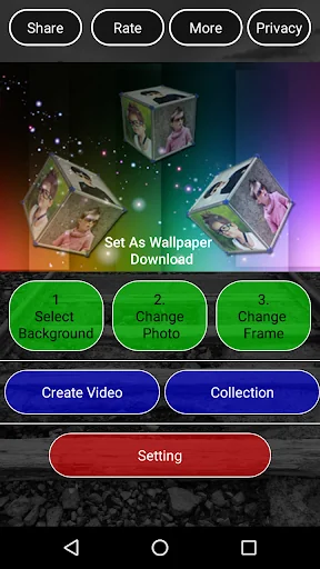3D Photo Cube Video screenshot 3