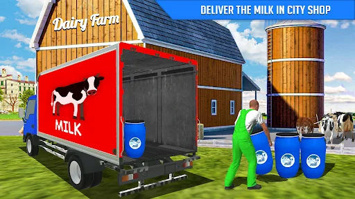 Milk Van Delivery Simulator screenshot 2