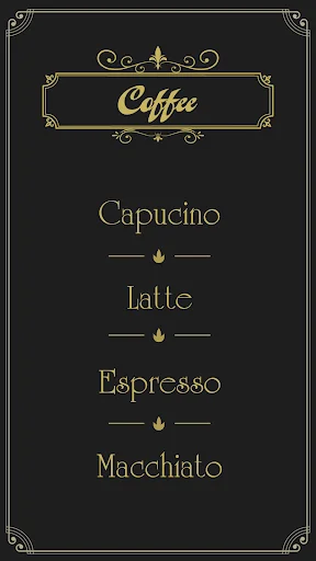 Vintage Design - Menu and Logo