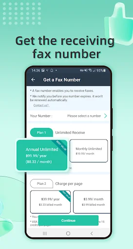 Simple Fax-Send Fax from Phone screenshot 4