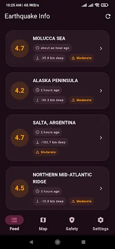 Earthquake Info