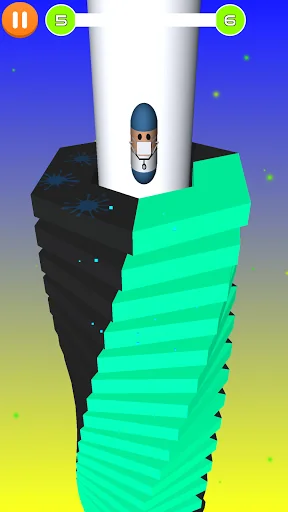 Helix Stack Ball Blast 3D screenshot 1