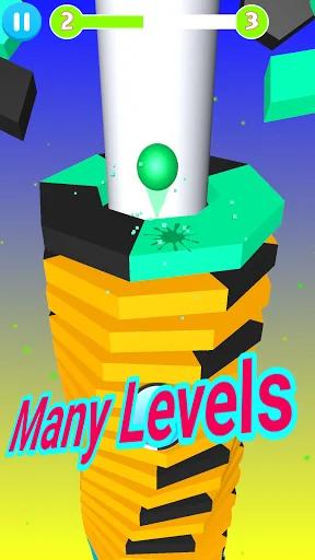 Helix Stack Ball Blast 3D screenshot 2