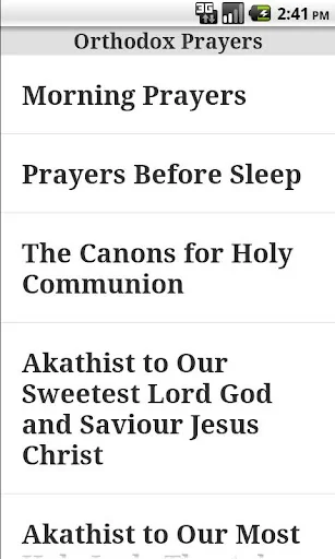 Orthodox Prayers Book screenshot 1
