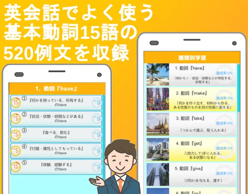 英会話 これだけ基本動詞15語 英文フレーズ500