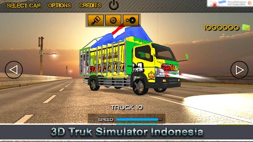 3D Truk Simulator Indonesia
