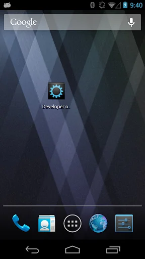 Developer Options Shortcut screenshot 1