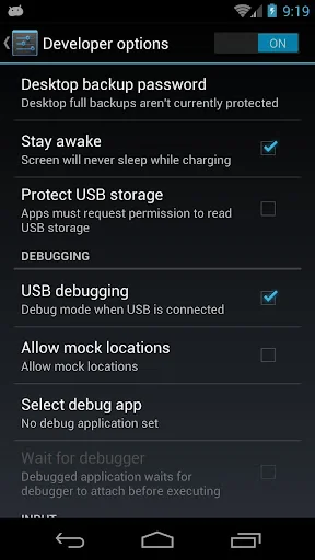 Developer Options Shortcut screenshot 3