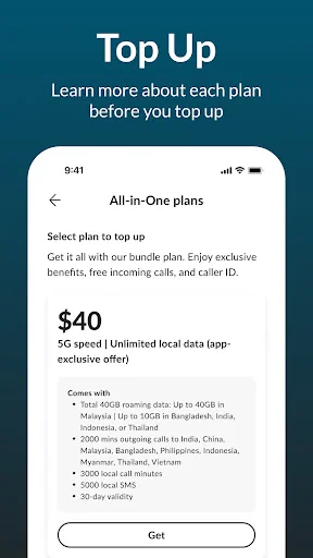 Singtel Prepaid hi!App screenshot 3