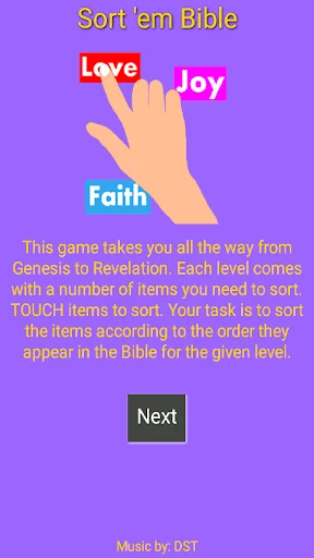 Bible Sorting Game