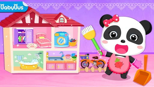 Baby Panda Happy Clean