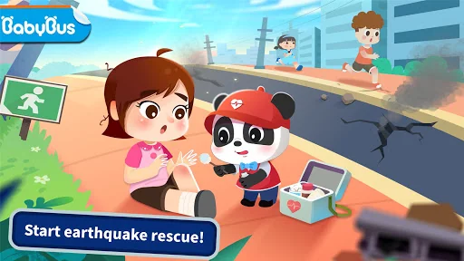 Baby Panda Earthquake Safety 4