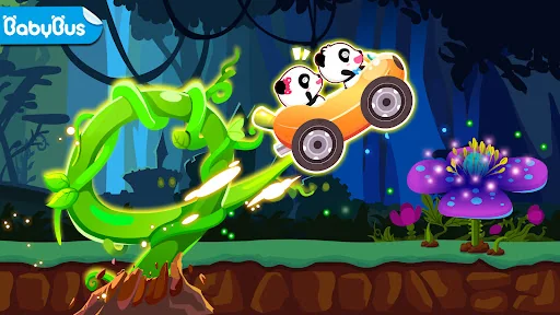 Baby Panda Car Racing