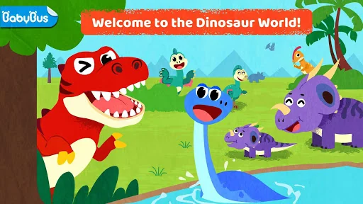 Baby Panda's Dinosaur World