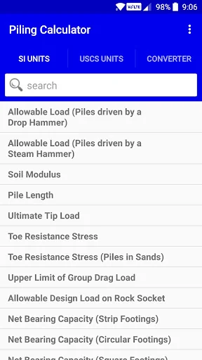 Piling Calculator
