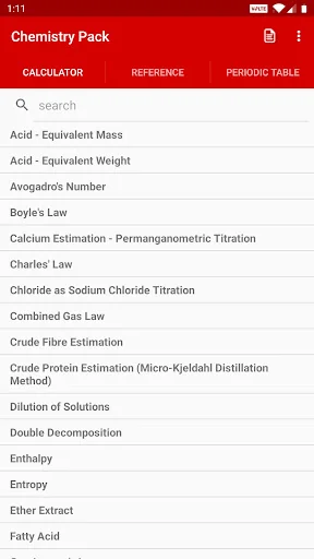 Chemistry Pack
