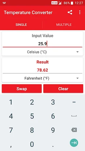 Temperature Converter(8 units)