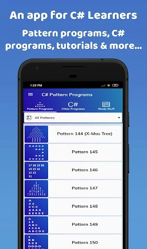 C# Pattern Programs