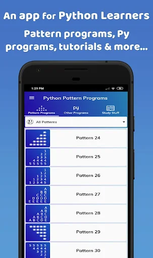 Python Pattern Programs Pro