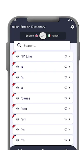 Italian - English Dictionary