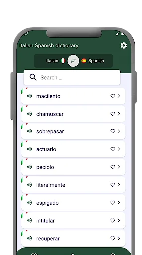 Italian - Spanish dictionary