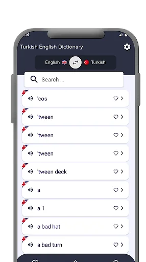 Turkish - English Dictionary