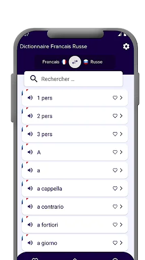Dictionnaire Francais - Russe