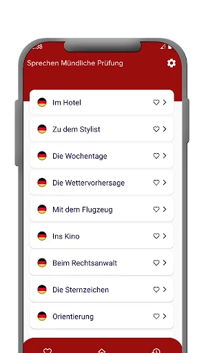 Sprechen Mündliche Prüfung