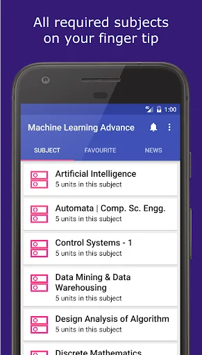 Machine Learning Advance