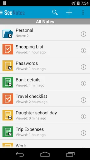 Sec Notes- Secure Notepad
