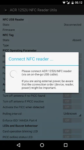 ACR 1252 USB NFC Reader Utils