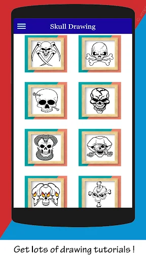 How to Draw Skull Tattoo Easy