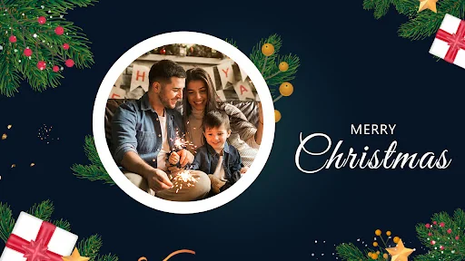 Christmas Photo Frame & Quotes