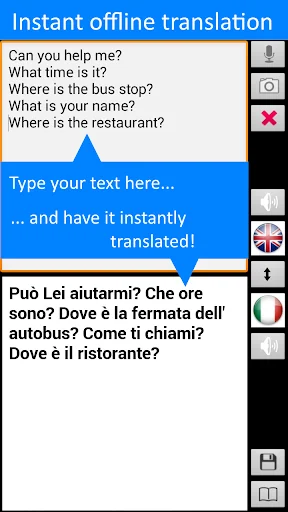 Offline Translator: Italian-En screenshot 3