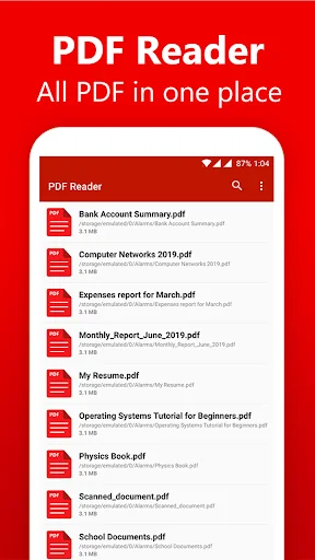PDF Reader - Fast & Light screenshot 1
