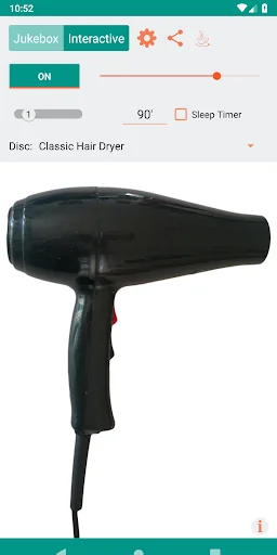 Hair Dryer Sound Jukebox screenshot 1