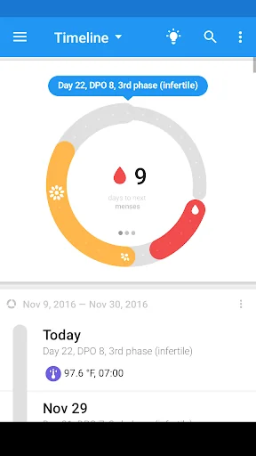 OvuView: Ovulation & Fertility screenshot 1